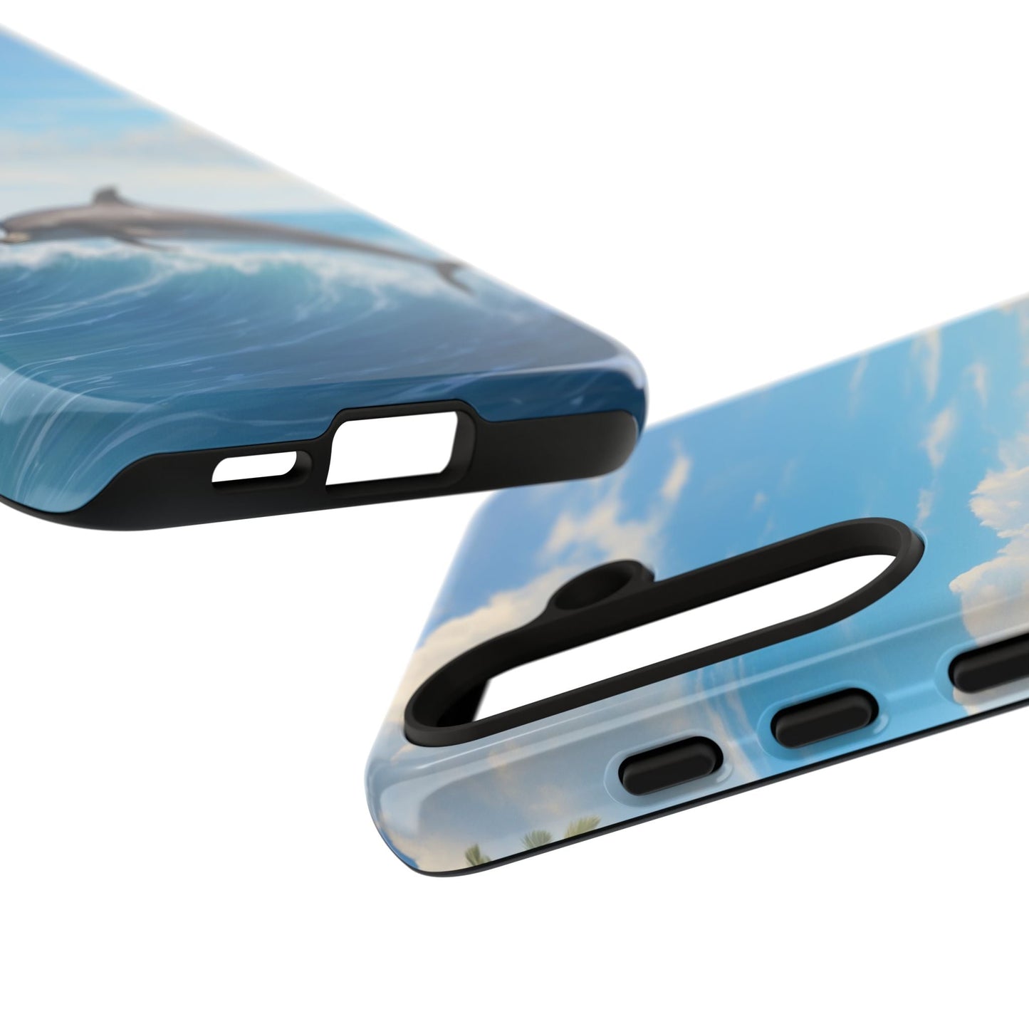 Tropical Surf Dolphin - Samsung Galaxy Case - BOGO Cases