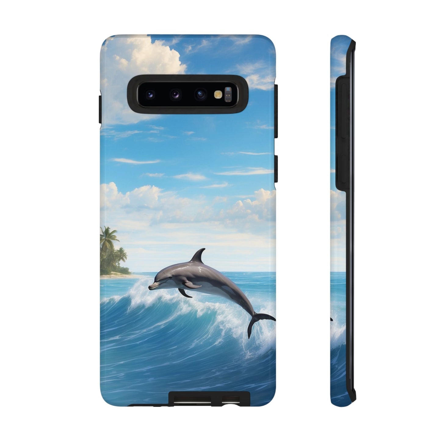 Tropical Surf Dolphin - Samsung Galaxy Case - BOGO Cases