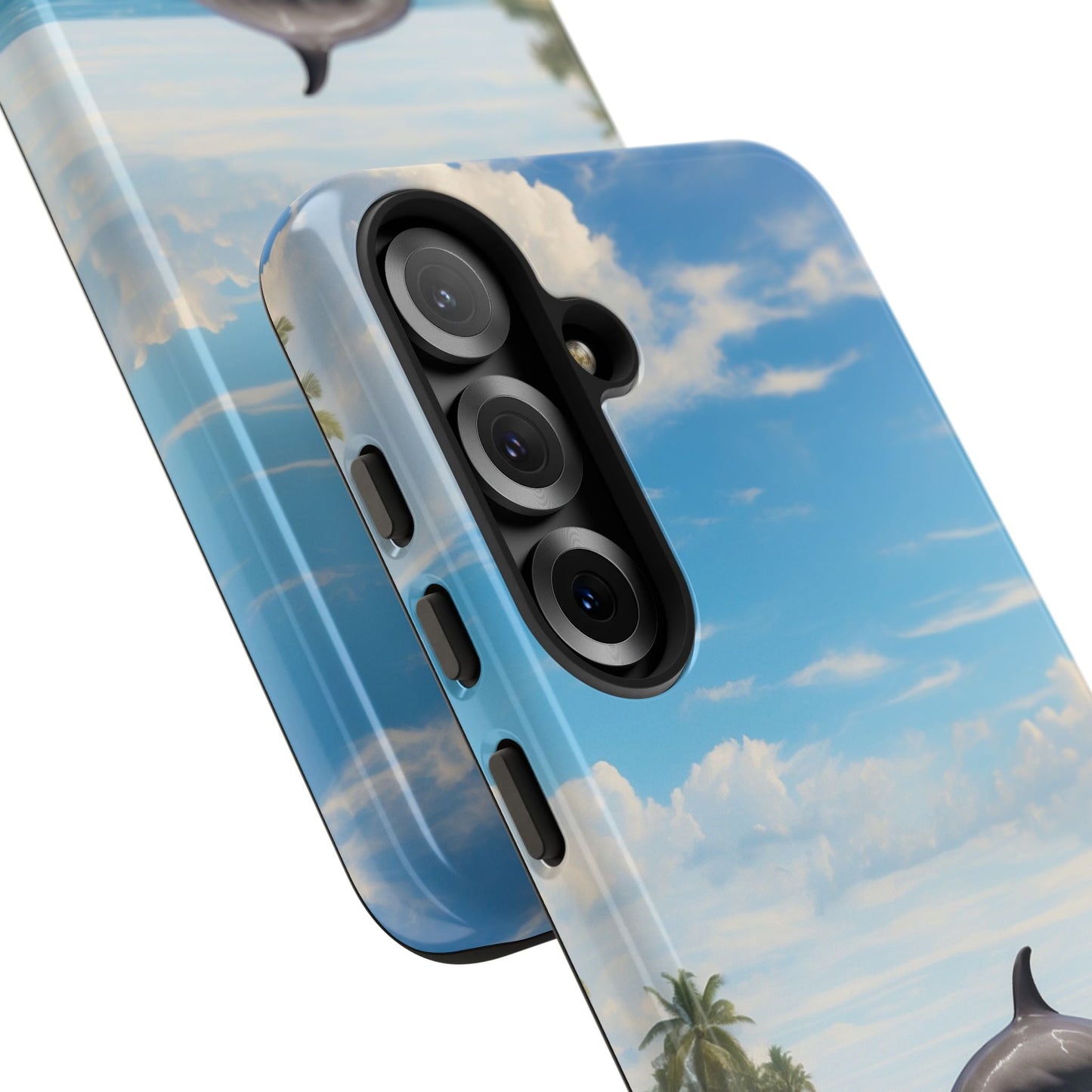 Tropical Surf Dolphin - Samsung Galaxy Case - BOGO Cases
