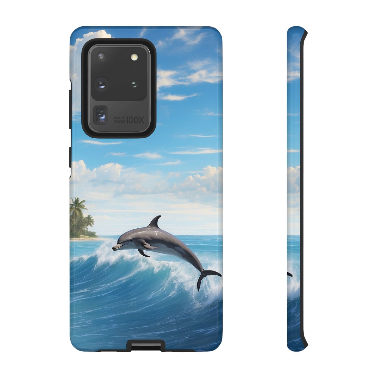 Tropical Surf Dolphin - Samsung Galaxy Case - BOGO Cases
