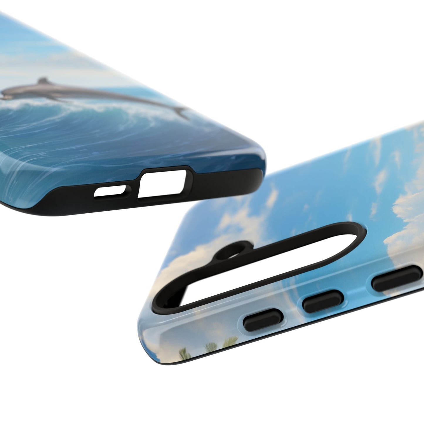 Tropical Surf Dolphin - Samsung Galaxy Case - BOGO Cases