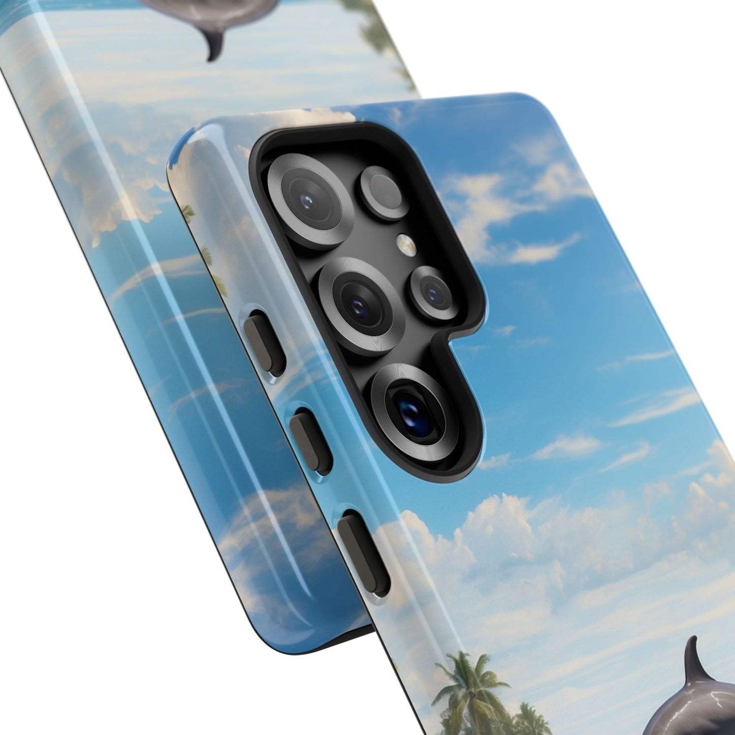 Tropical Surf Dolphin - Samsung Galaxy Case - BOGO Cases