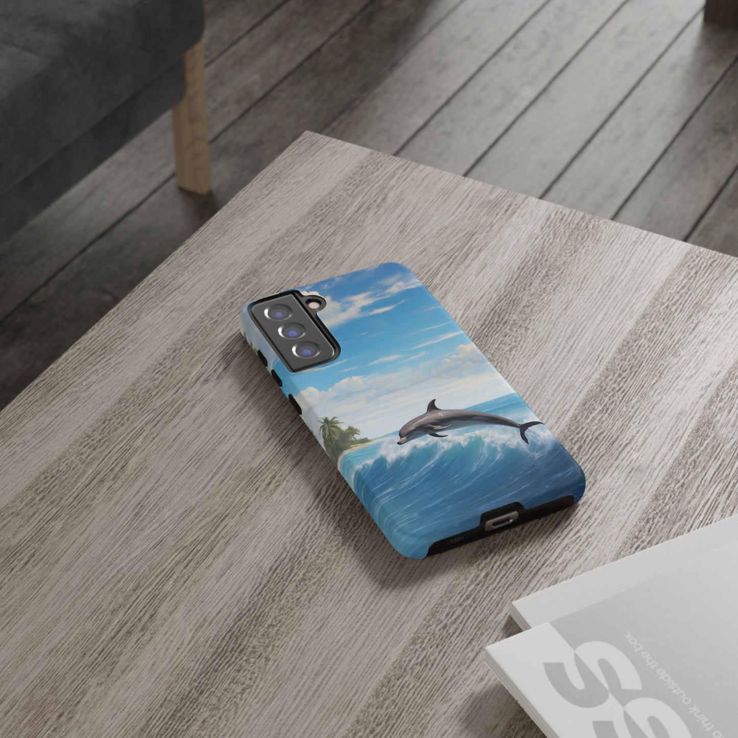 Tropical Surf Dolphin - Samsung Galaxy Case - BOGO Cases