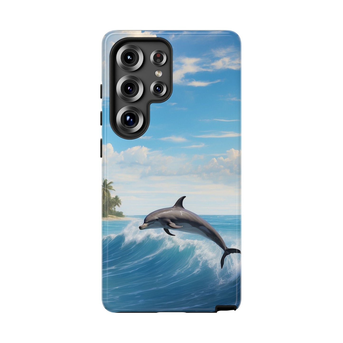 Tropical Surf Dolphin - Samsung Galaxy Case - BOGO Cases