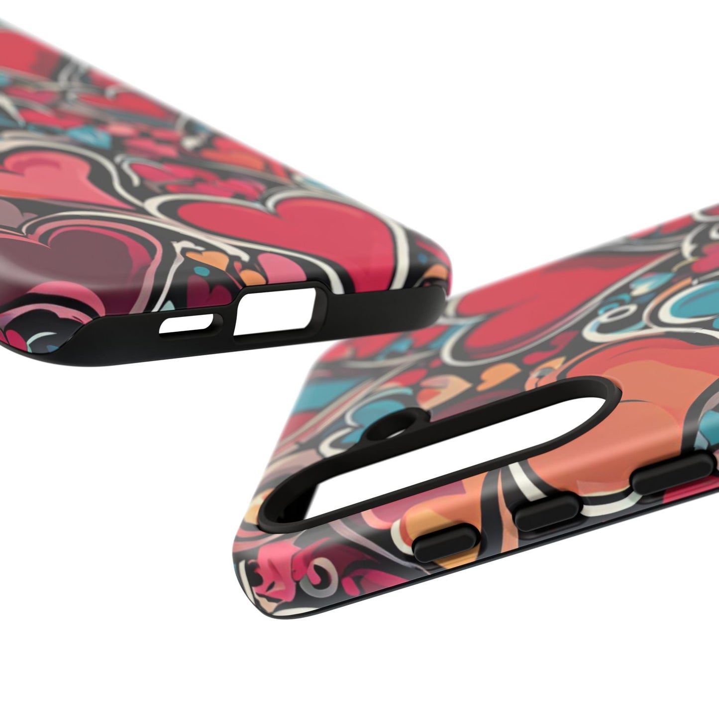 Vibrant Multicolor Heart Art – Samsung Galaxy Case - BOGO Cases