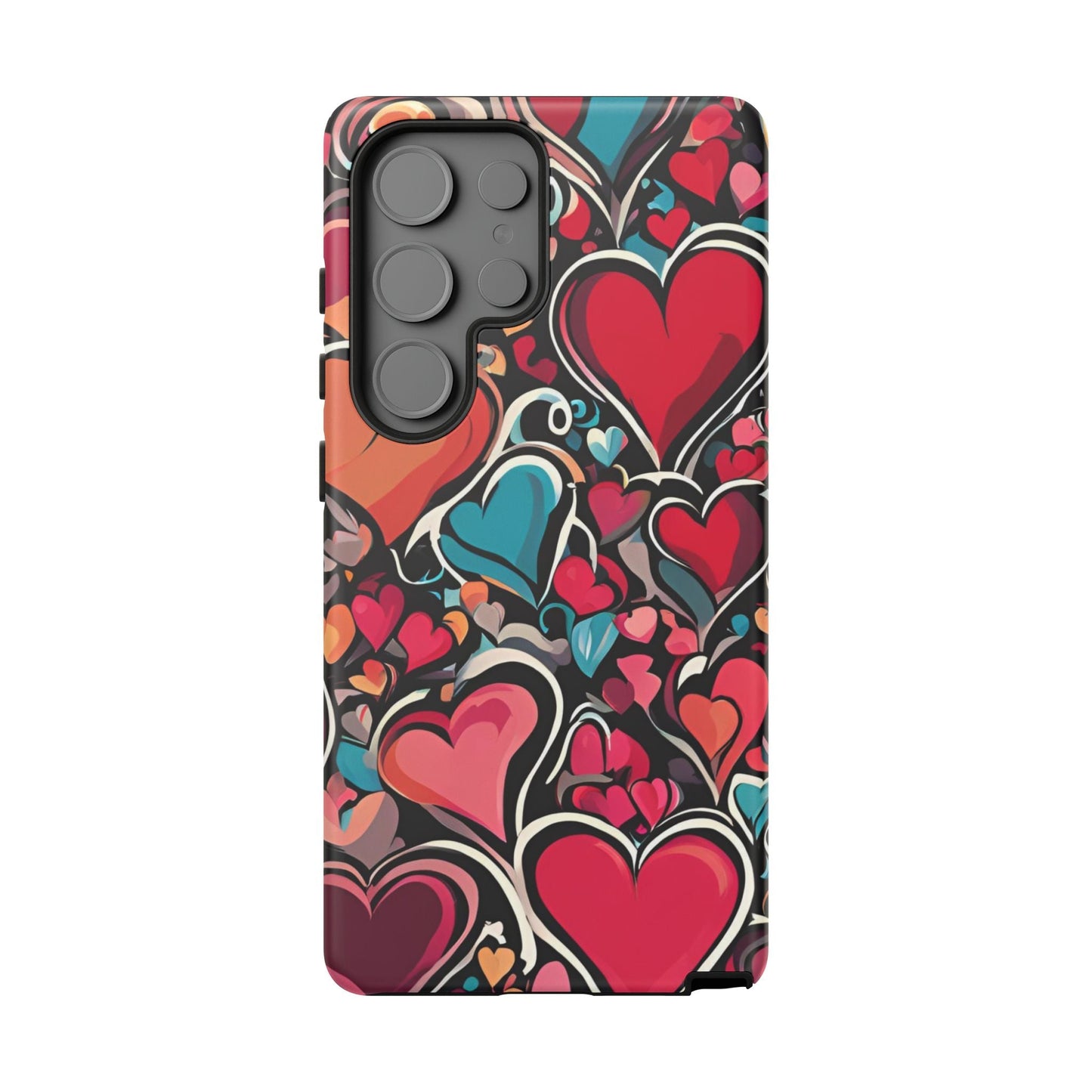Vibrant Multicolor Heart Art – Samsung Galaxy Case - BOGO Cases