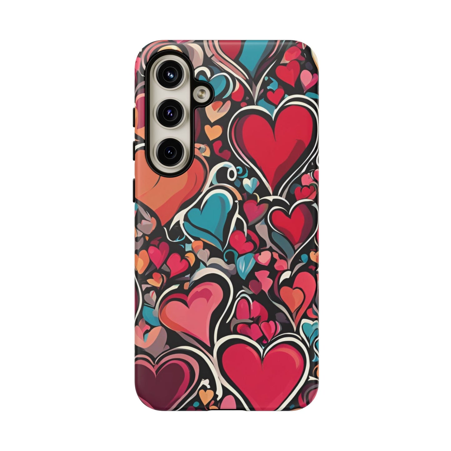 Vibrant Multicolor Heart Art – Samsung Galaxy Case - BOGO Cases