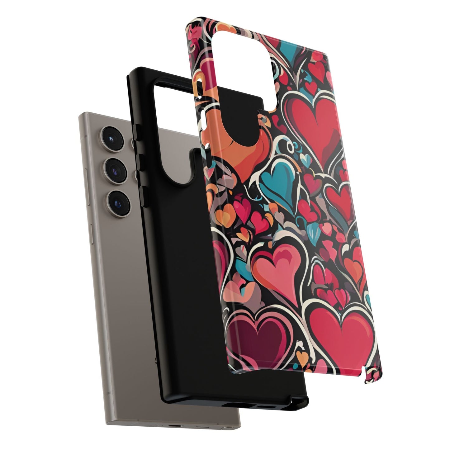 Vibrant Multicolor Heart Art – Samsung Galaxy Case - BOGO Cases