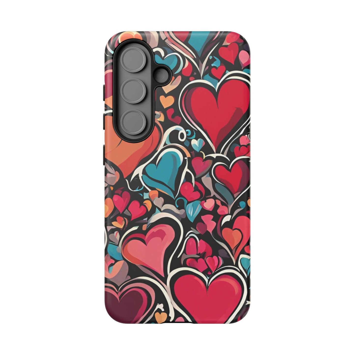 Vibrant Multicolor Heart Art – Samsung Galaxy Case - BOGO Cases
