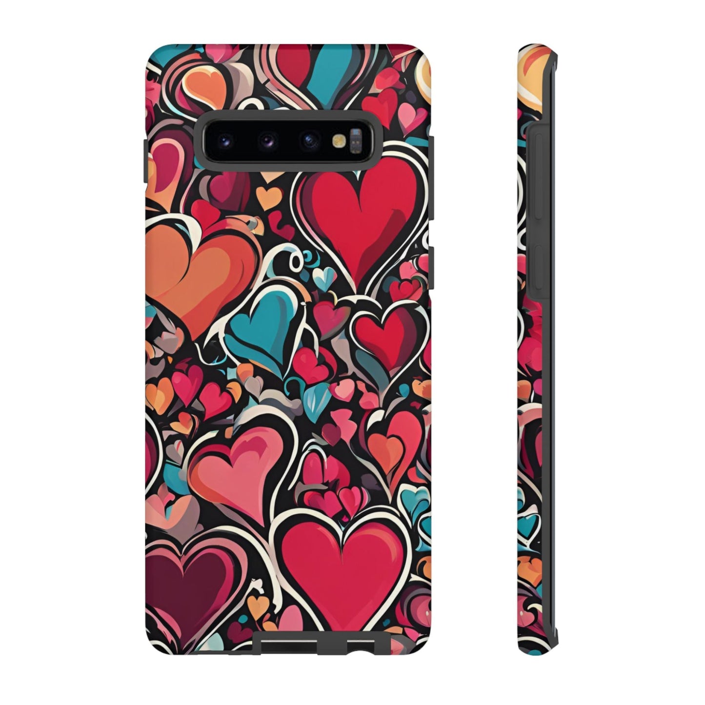 Vibrant Multicolor Heart Art – Samsung Galaxy Case - BOGO Cases