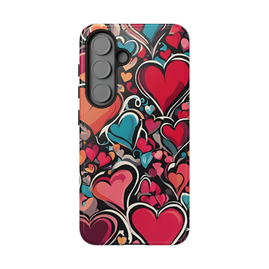 Vibrant Multicolor Heart Art – Samsung Galaxy Case - BOGO Cases
