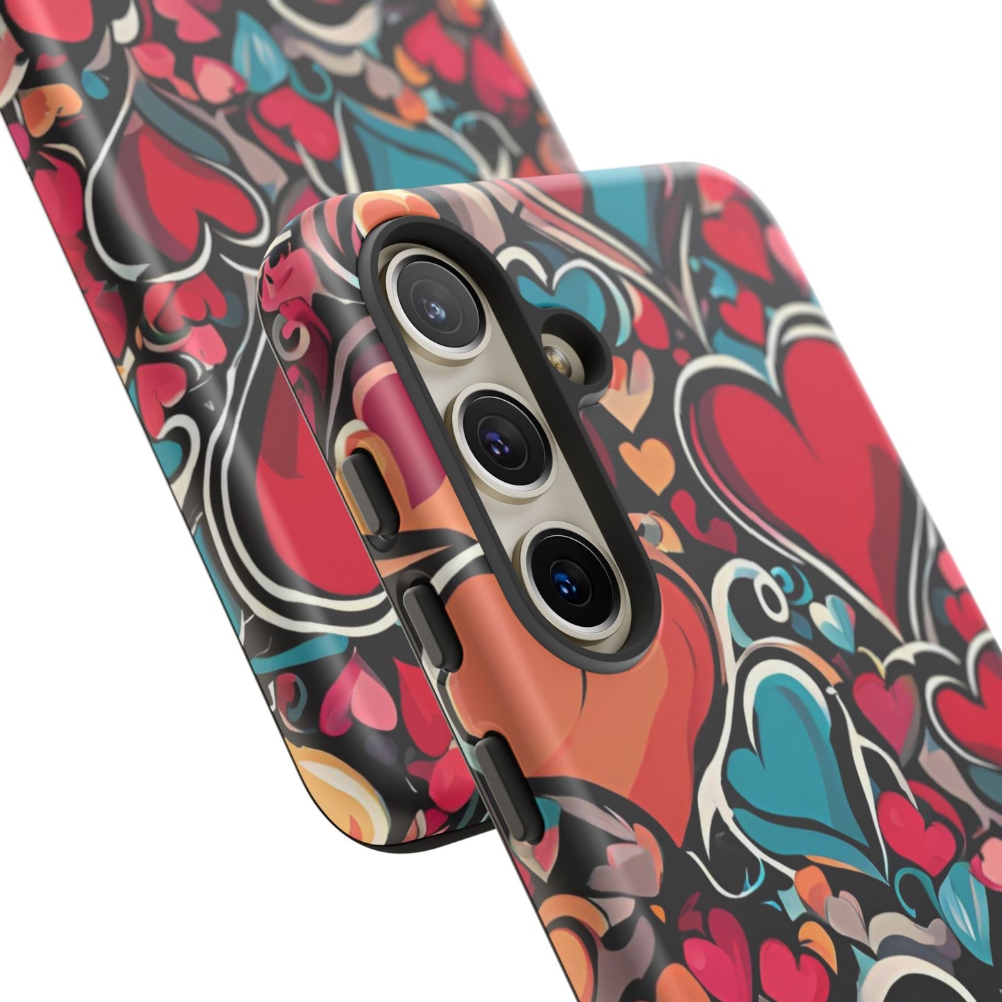 Vibrant Multicolor Heart Art – Samsung Galaxy Case - BOGO Cases