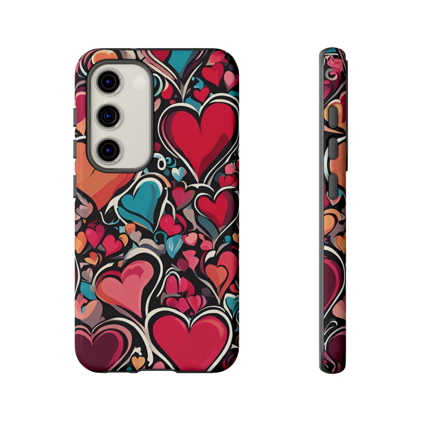 Vibrant Multicolor Heart Art – Samsung Galaxy Case - BOGO Cases