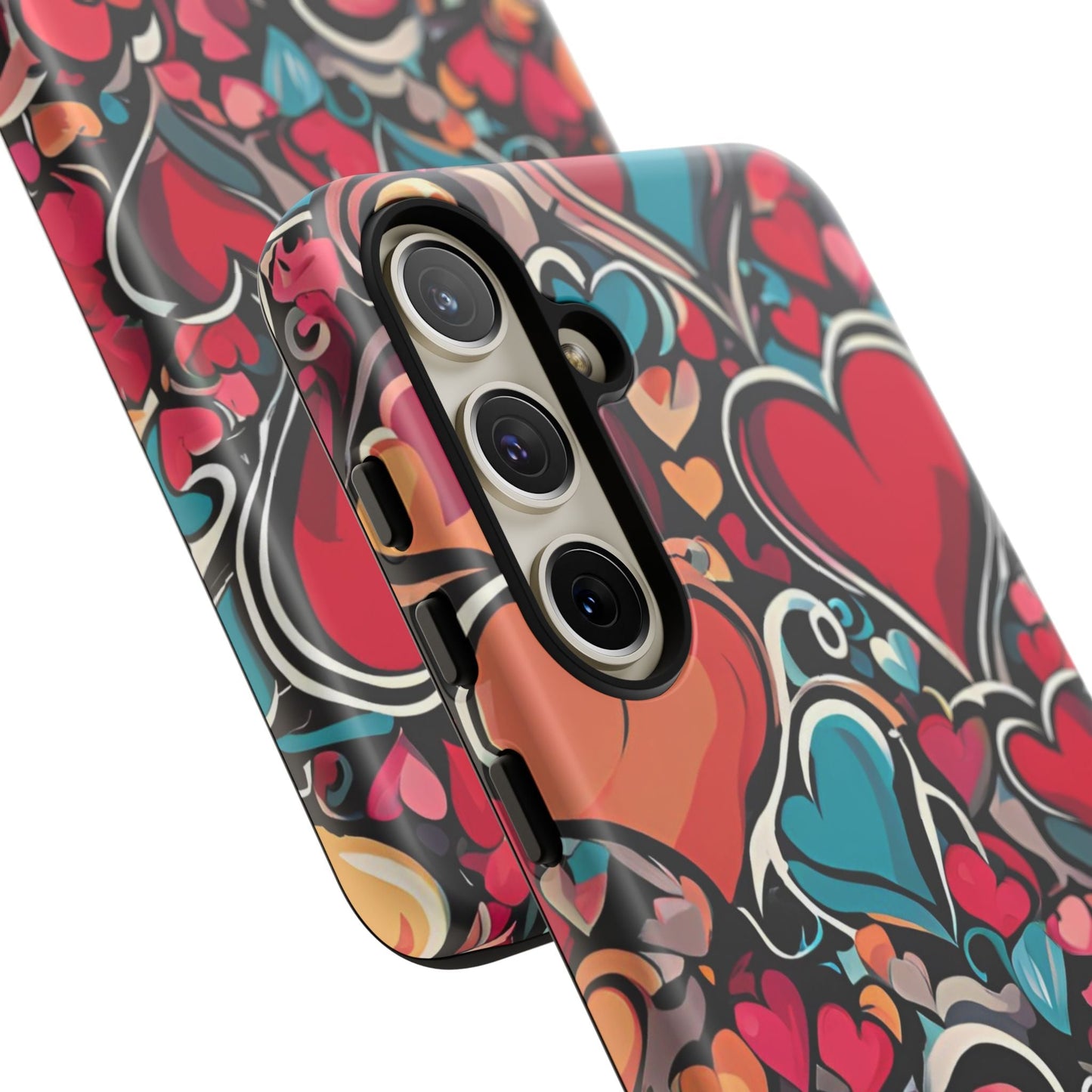 Vibrant Multicolor Heart Art – Samsung Galaxy Case - BOGO Cases