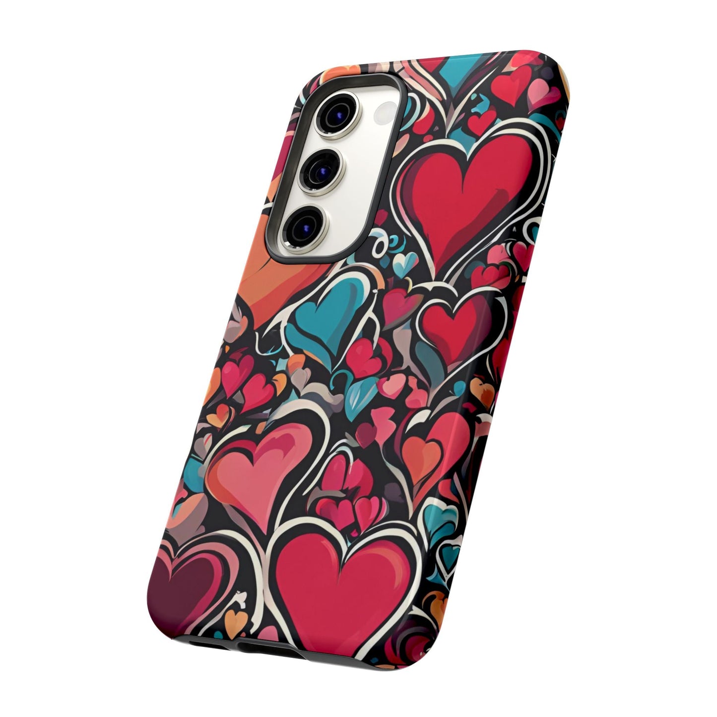 Vibrant Multicolor Heart Art – Samsung Galaxy Case - BOGO Cases