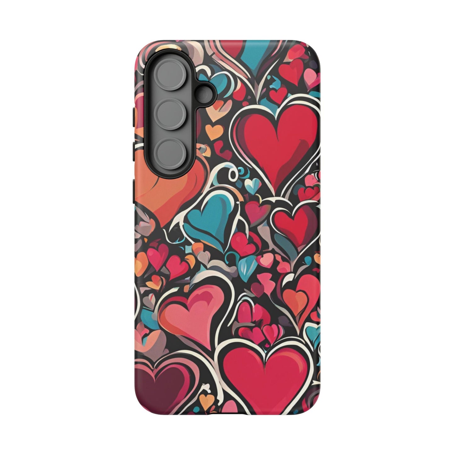 Vibrant Multicolor Heart Art – Samsung Galaxy Case - BOGO Cases