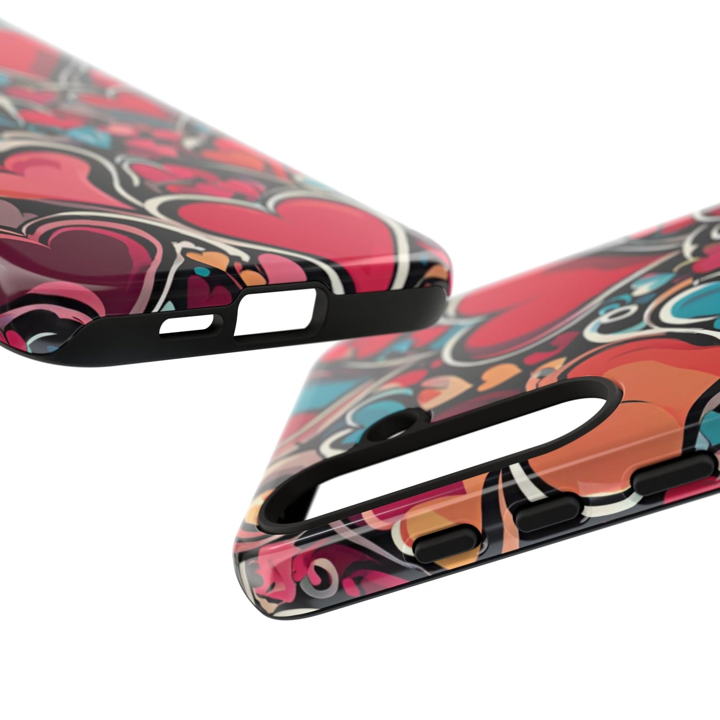 Vibrant Multicolor Heart Art – Samsung Galaxy Case - BOGO Cases