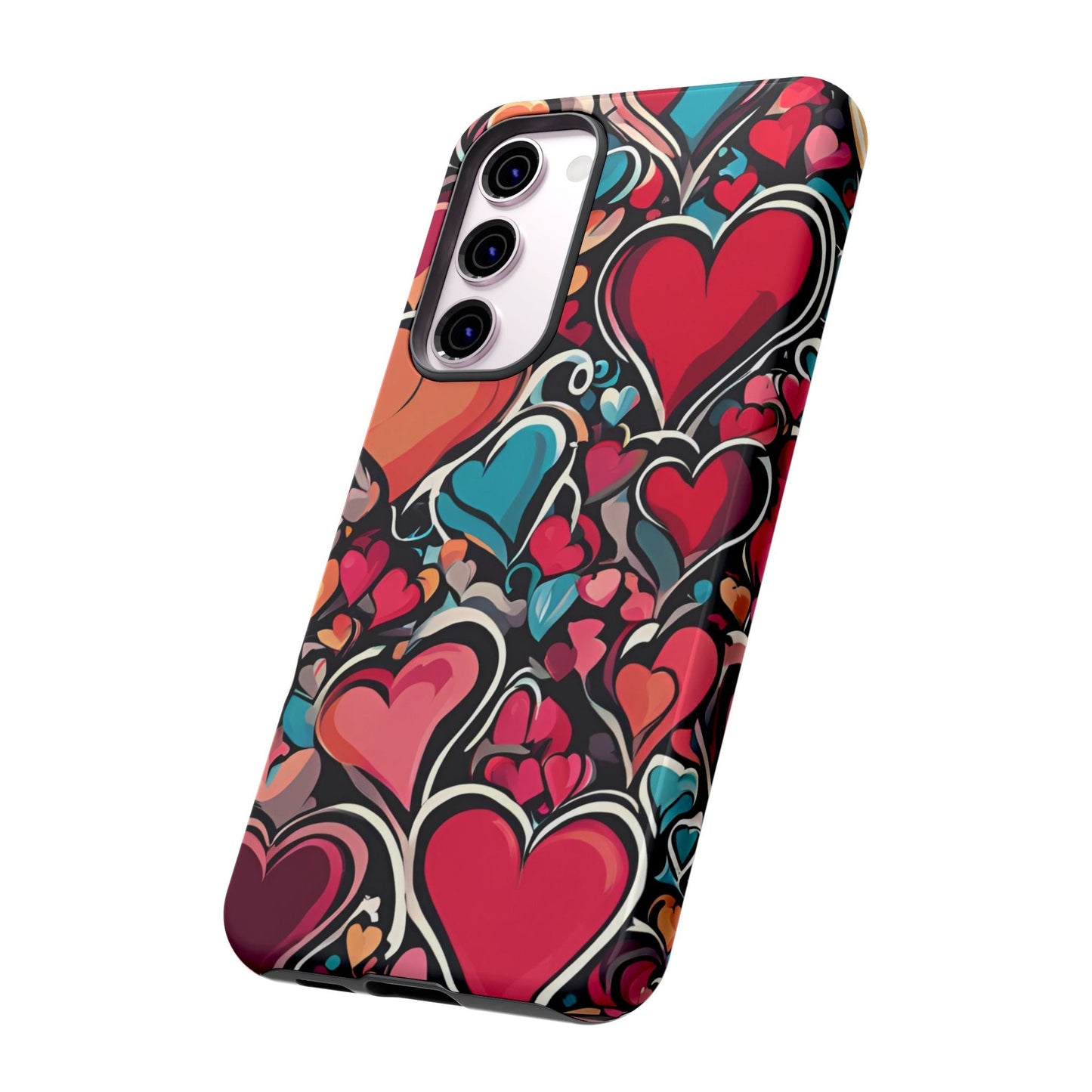 Vibrant Multicolor Heart Art – Samsung Galaxy Case - BOGO Cases