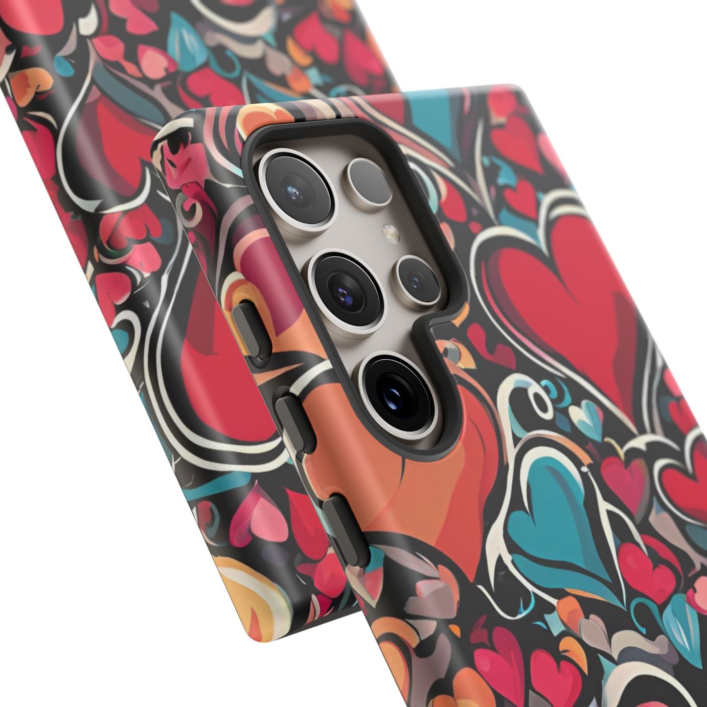 Vibrant Multicolor Heart Art – Samsung Galaxy Case - BOGO Cases