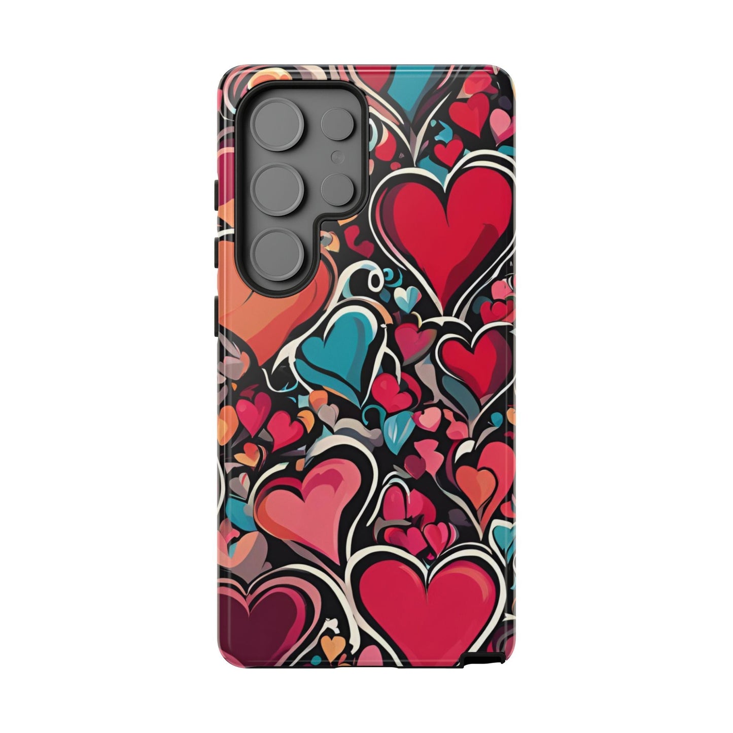 Vibrant Multicolor Heart Art – Samsung Galaxy Case - BOGO Cases