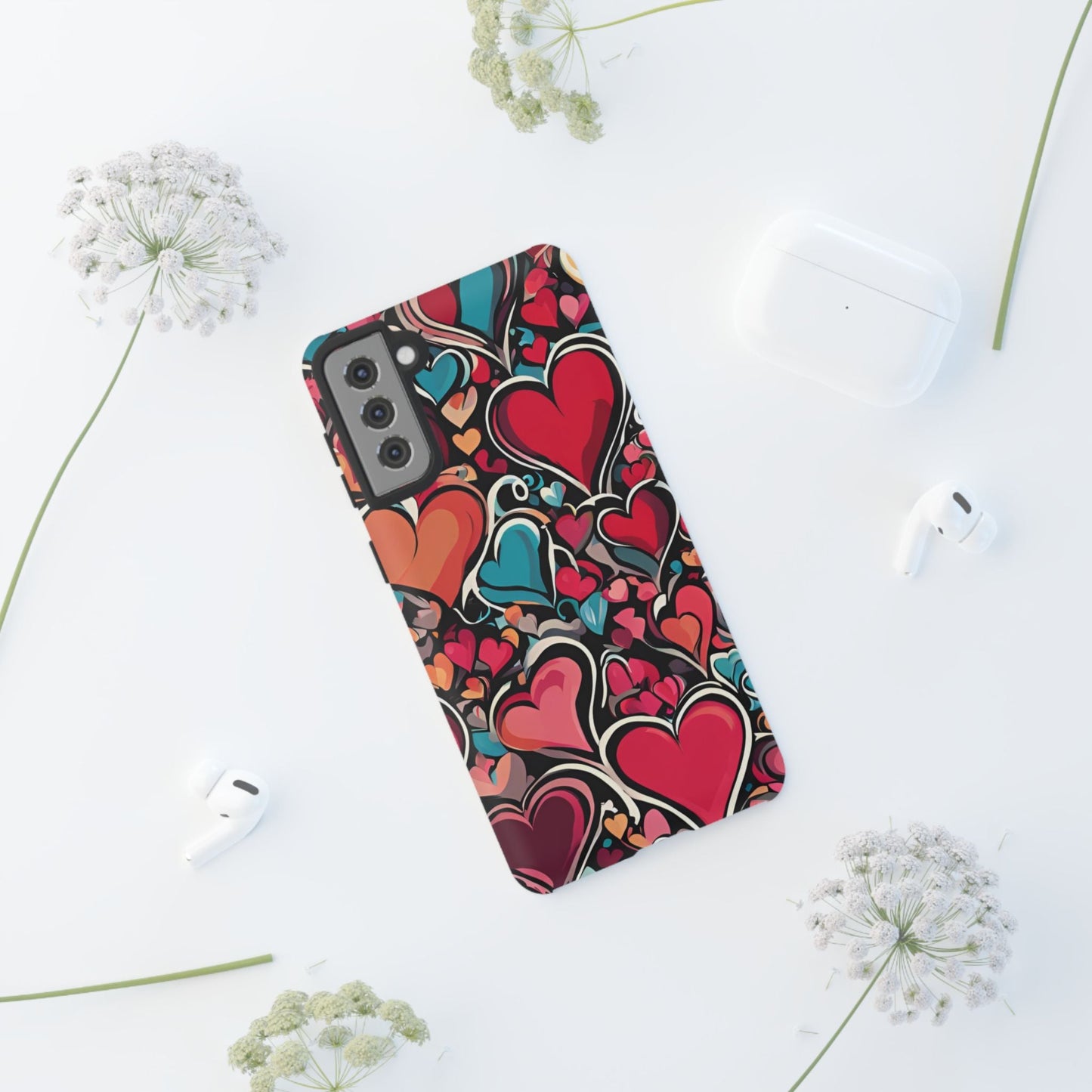 Vibrant Multicolor Heart Art – Samsung Galaxy Case - BOGO Cases
