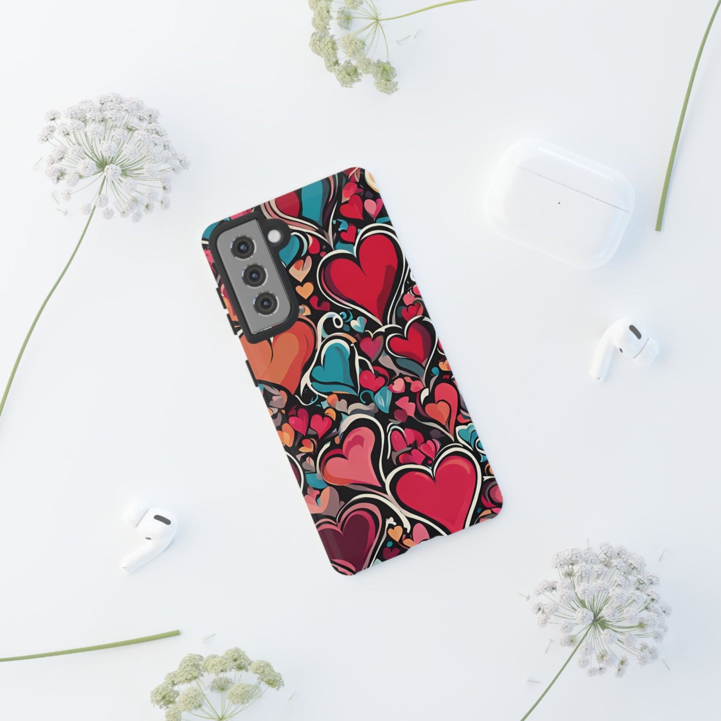 Vibrant Multicolor Heart Art – Samsung Galaxy Case - BOGO Cases