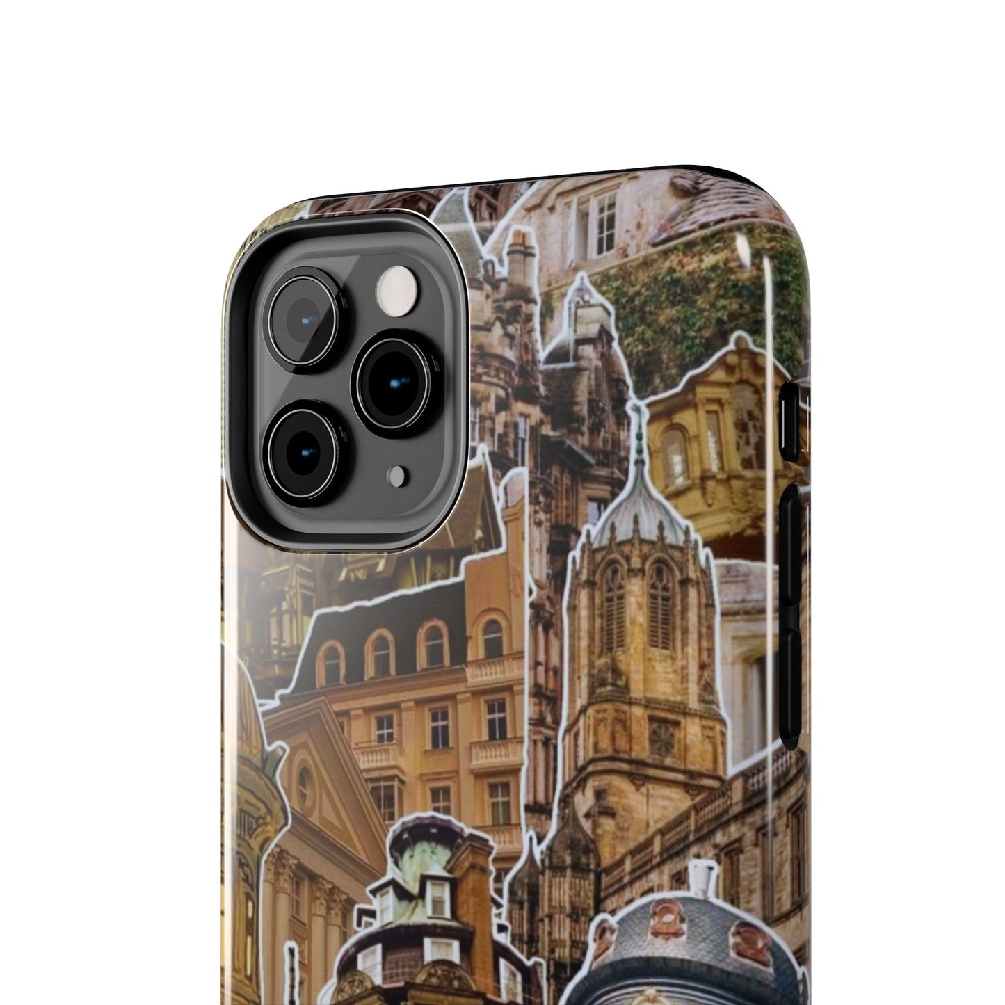 Vintage Architectural Collage iPhone Case – Tough Dual - Layer Protection with Matte Finish - BOGO Cases