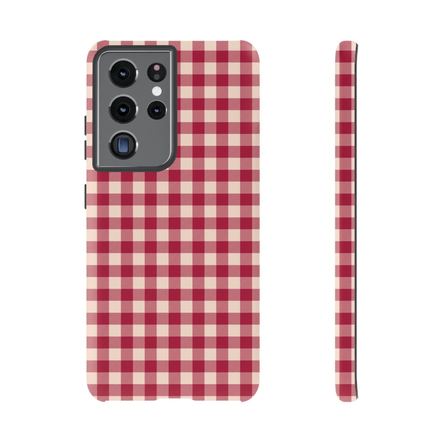 Vintage Red Gingham Check – Samsung Galaxy Case - BOGO Cases