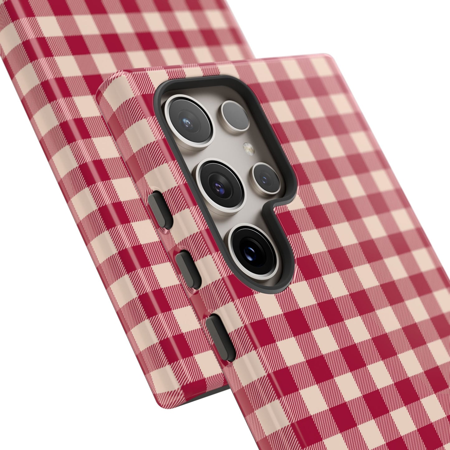 Vintage Red Gingham Check – Samsung Galaxy Case - BOGO Cases