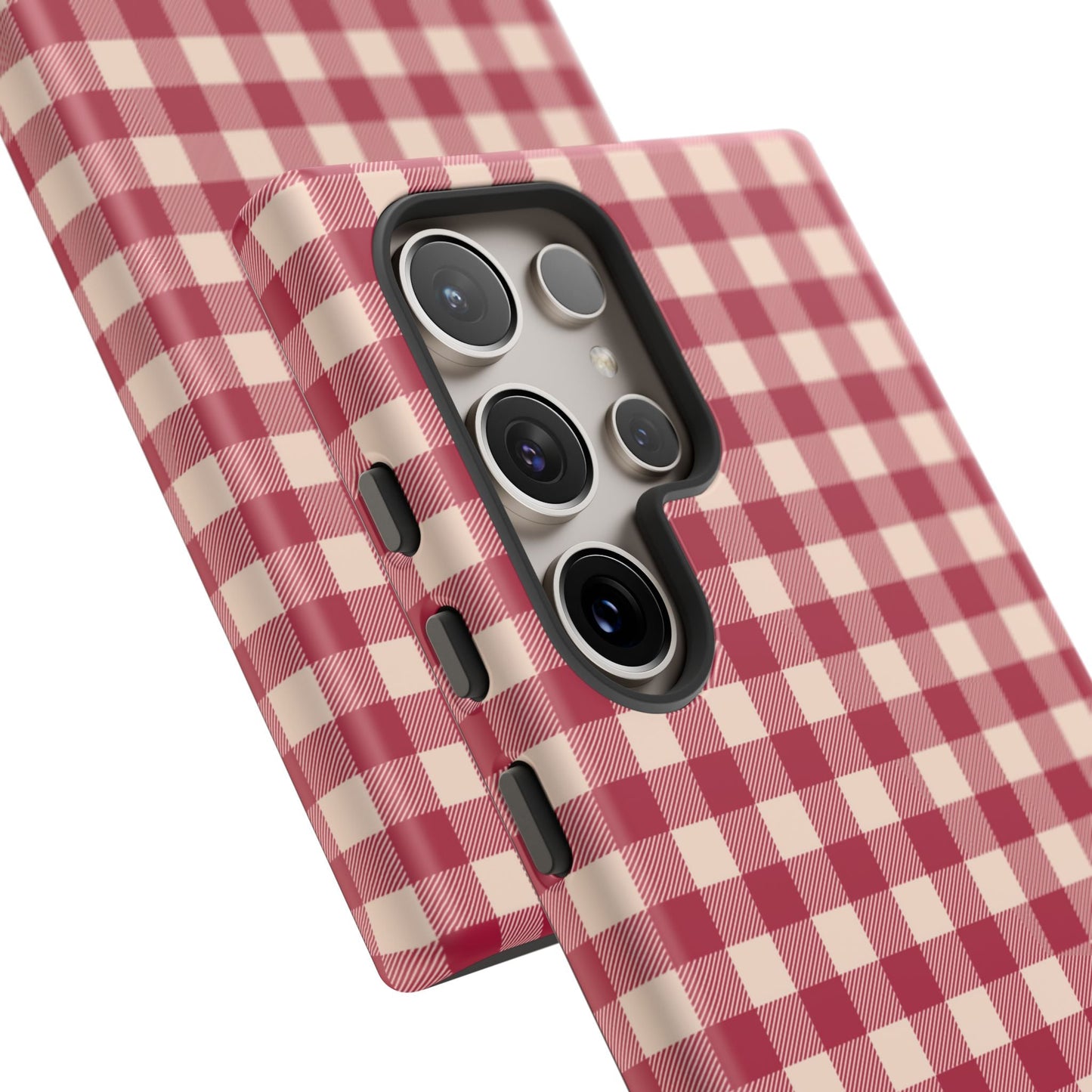 Vintage Red Gingham Check – Samsung Galaxy Case - BOGO Cases