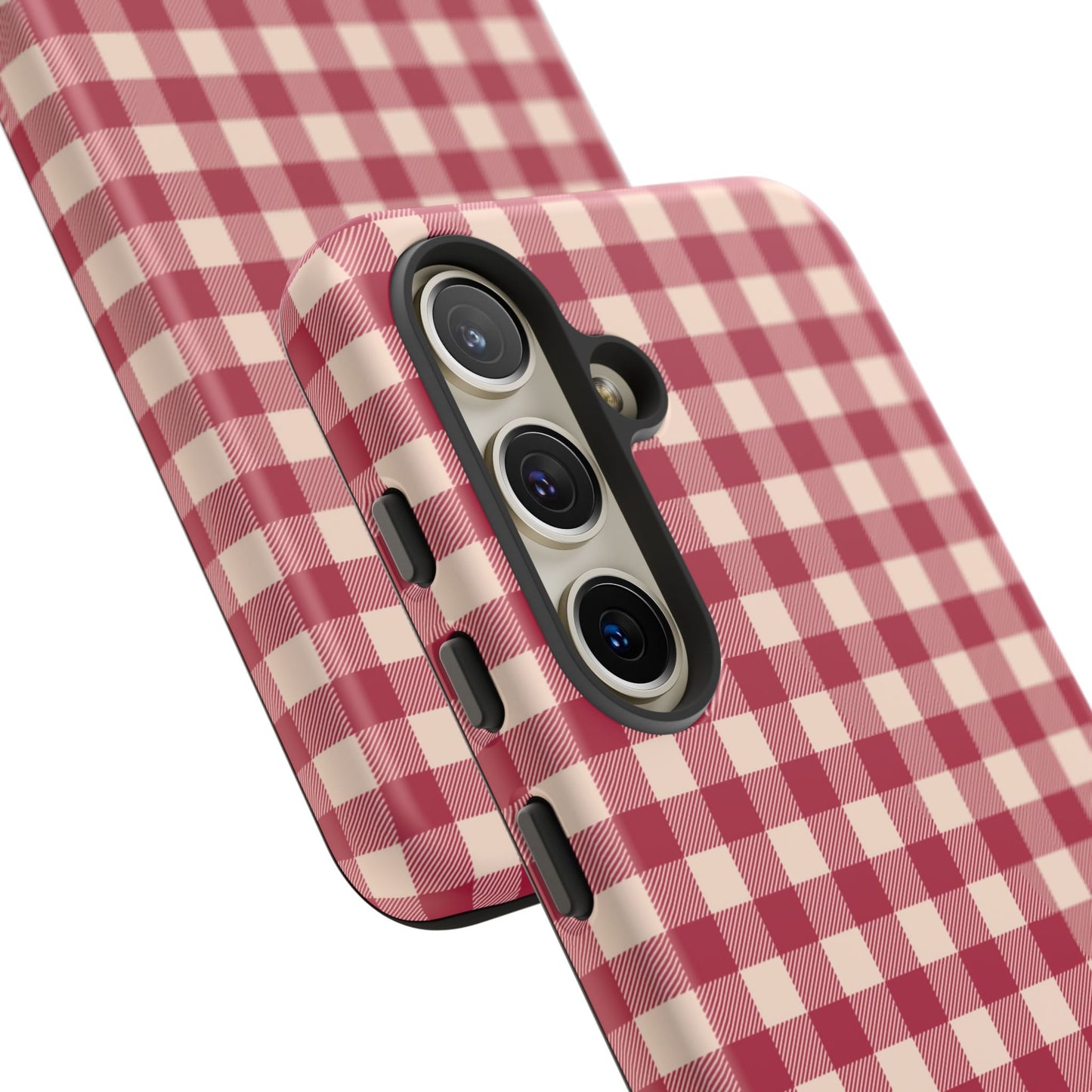Vintage Red Gingham Check – Samsung Galaxy Case - BOGO Cases