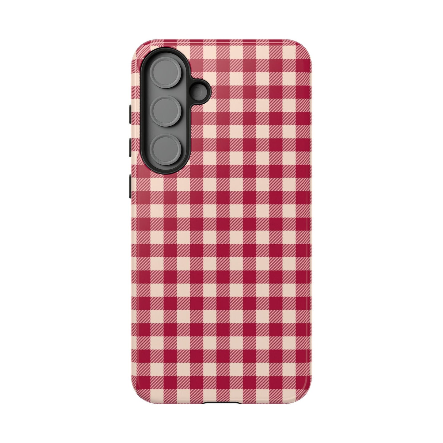 Vintage Red Gingham Check – Samsung Galaxy Case - BOGO Cases