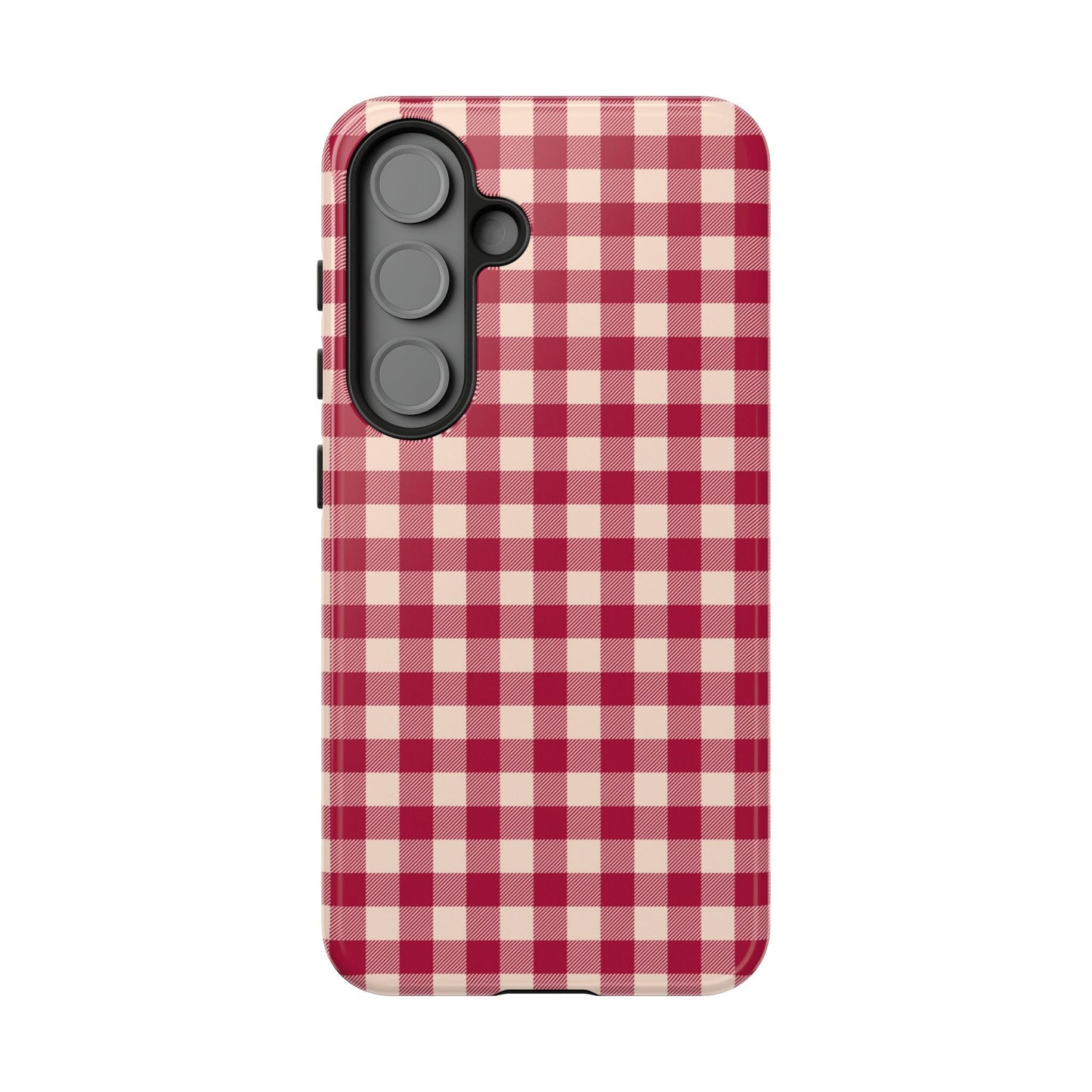 Vintage Red Gingham Check – Samsung Galaxy Case - BOGO Cases