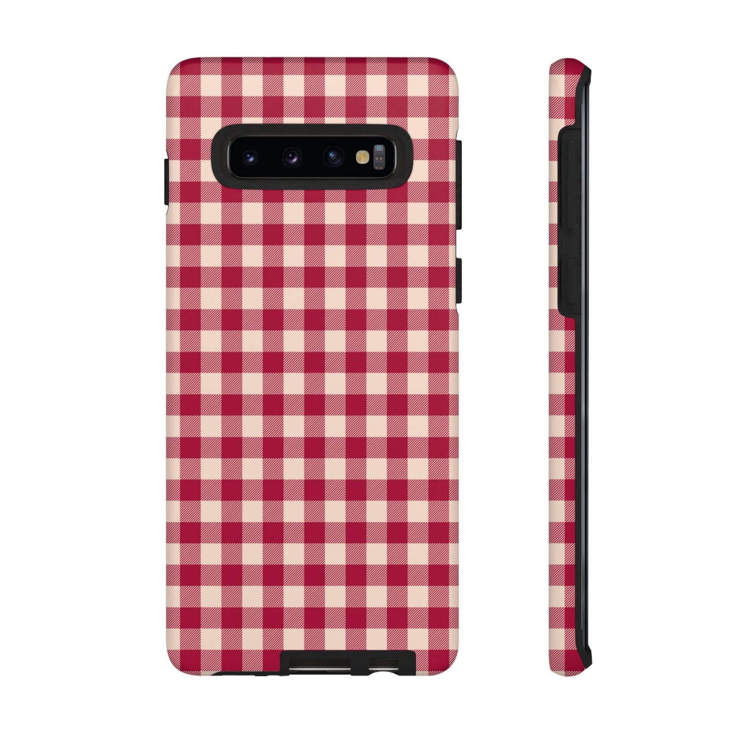 Vintage Red Gingham Check – Samsung Galaxy Case - BOGO Cases