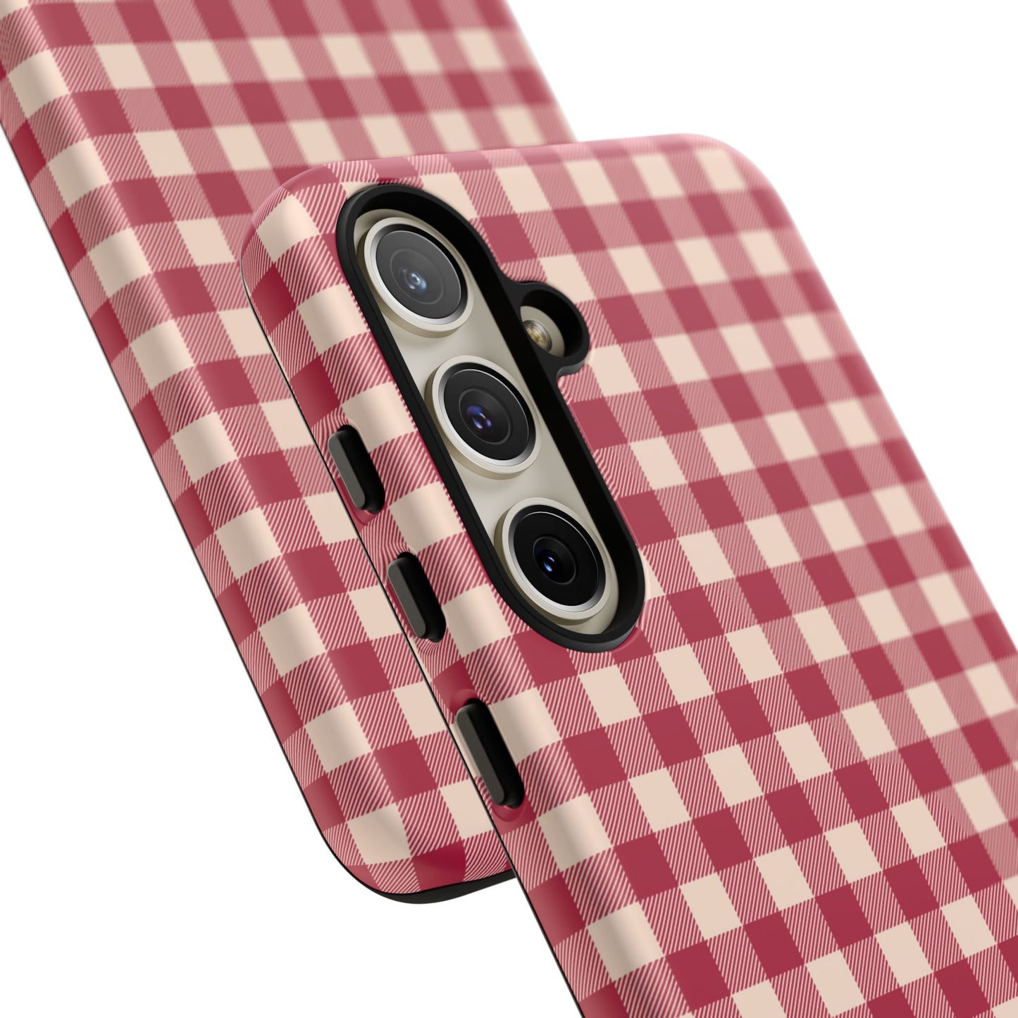 Vintage Red Gingham Check – Samsung Galaxy Case - BOGO Cases