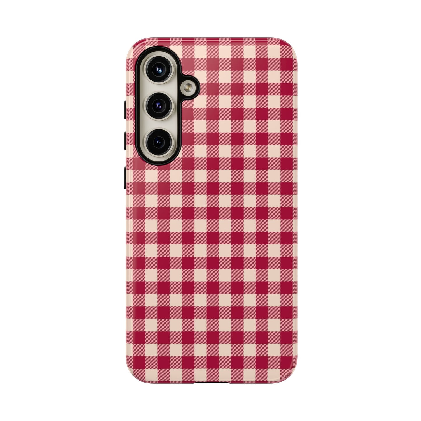 Vintage Red Gingham Check – Samsung Galaxy Case - BOGO Cases
