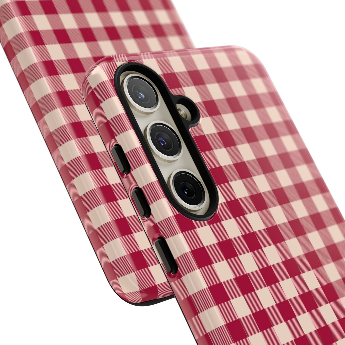Vintage Red Gingham Check – Samsung Galaxy Case - BOGO Cases