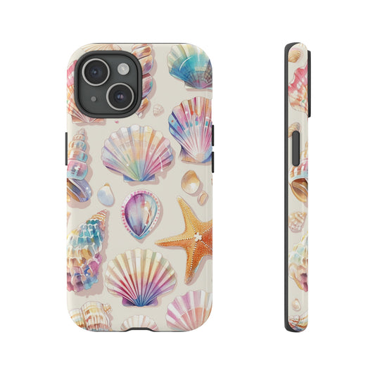 Dive into the Seashell Symphony: The Ultimate Cute Phone Case for iPhone, Samsung Galaxy, and Google Pixel Phones - BOGO Cases
