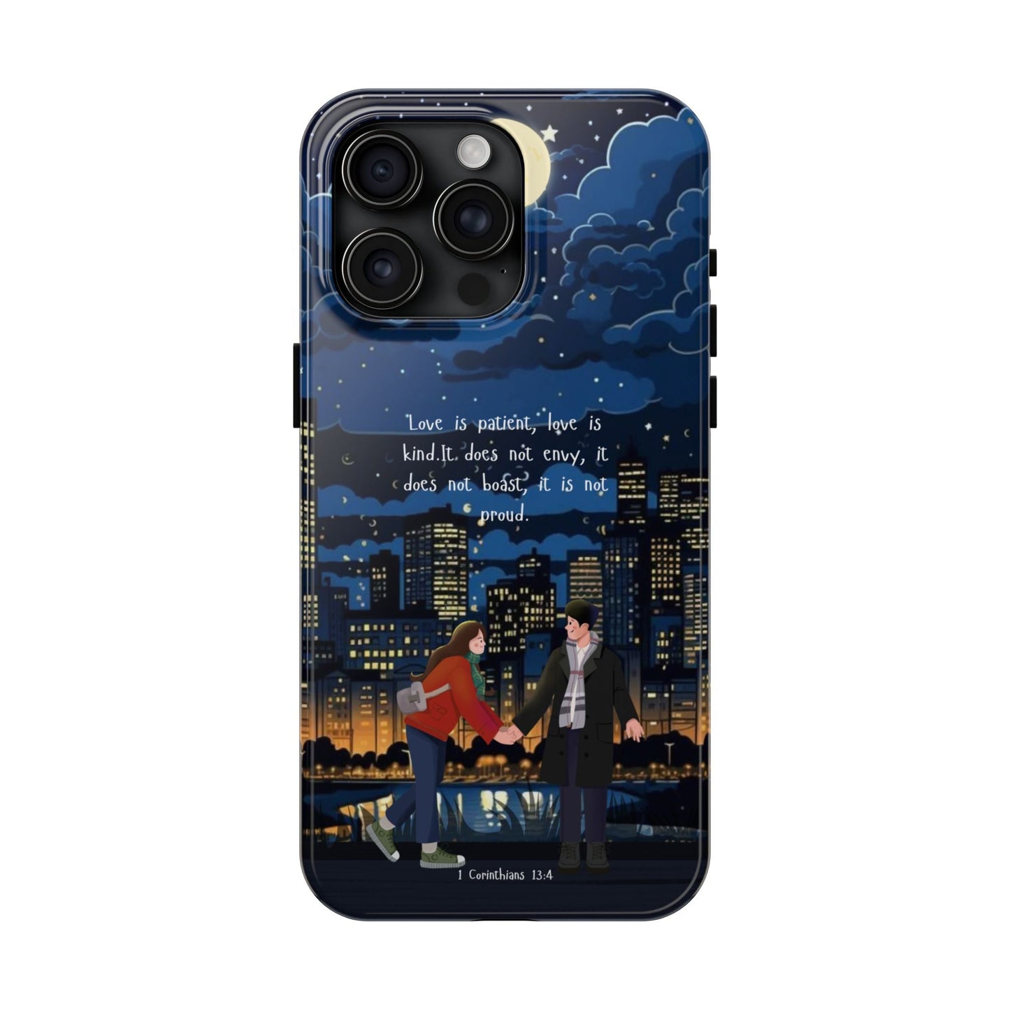 1 Corinthians 13:4 Love Cityscape - iPhone Series Case - BOGO Cases
