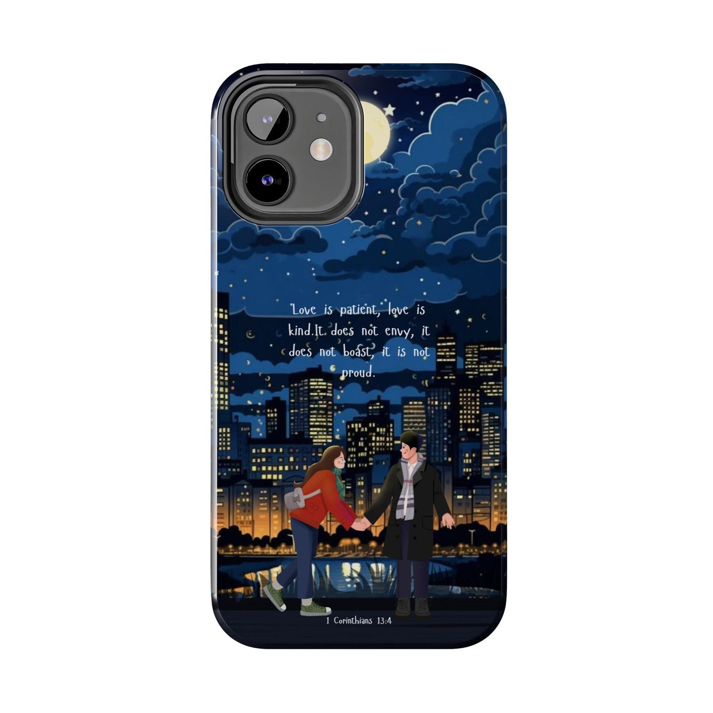 1 Corinthians 13:4 Love Cityscape - iPhone Series Case - BOGO Cases