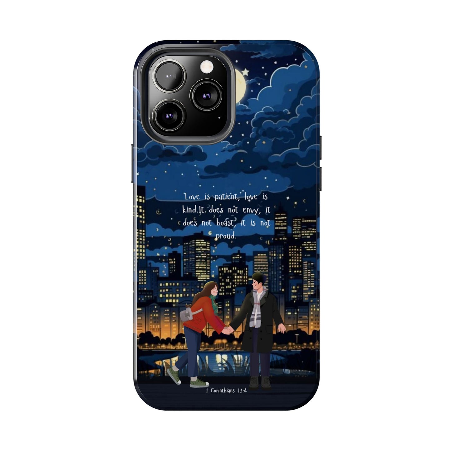 1 Corinthians 13:4 Love Cityscape - iPhone Series Case - BOGO Cases