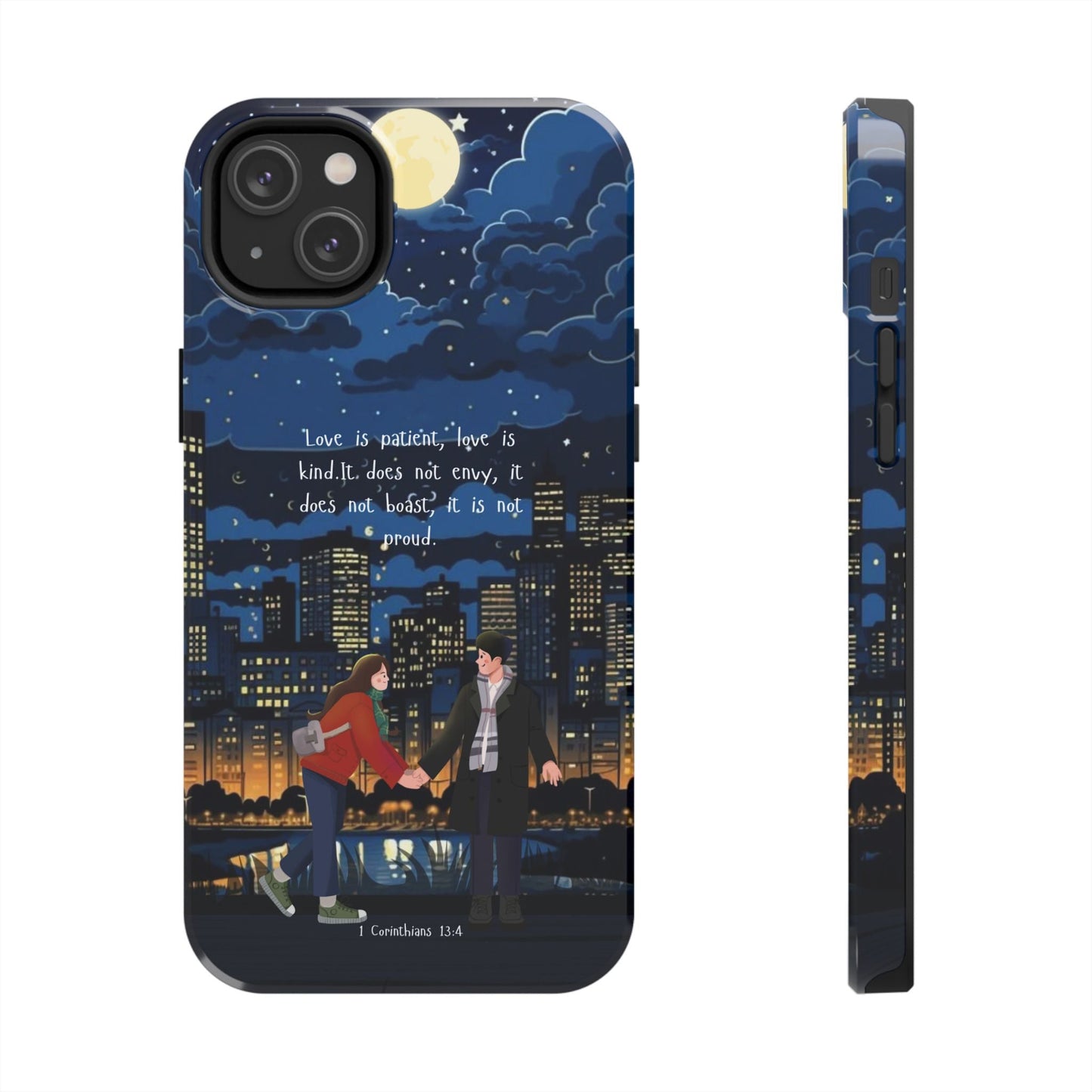 1 Corinthians 13:4 Love Cityscape - iPhone Series Case - BOGO Cases