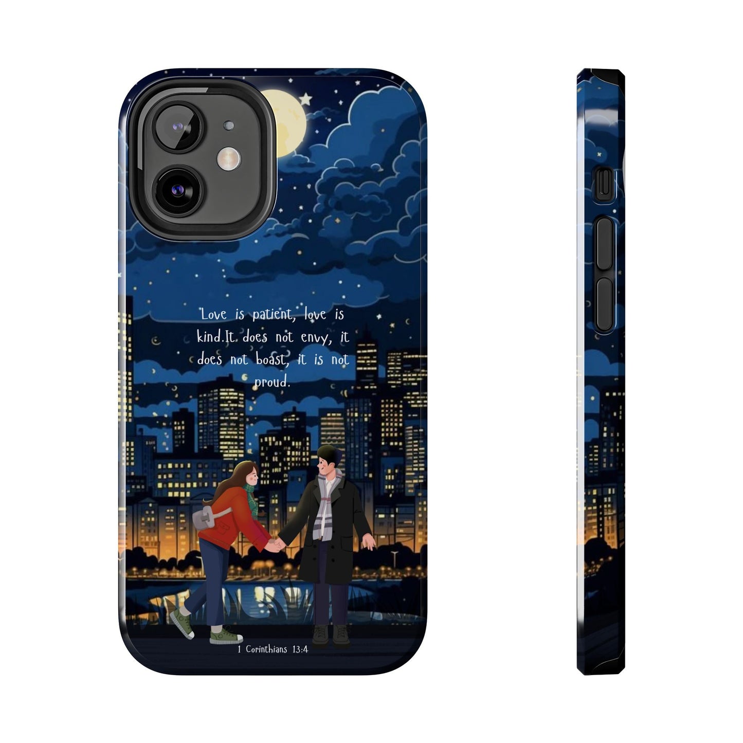 1 Corinthians 13:4 Love Cityscape - iPhone Series Case - BOGO Cases