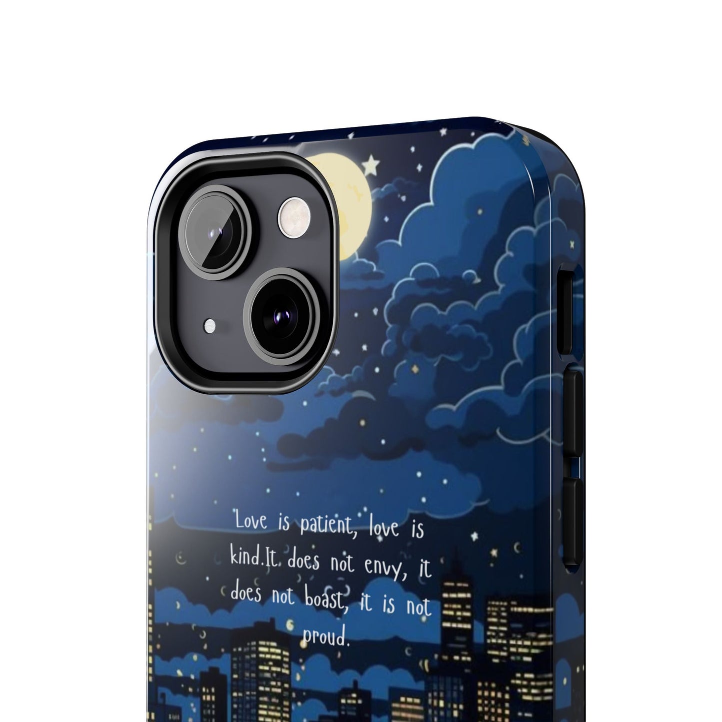 1 Corinthians 13:4 Love Cityscape - iPhone Series Case - BOGO Cases