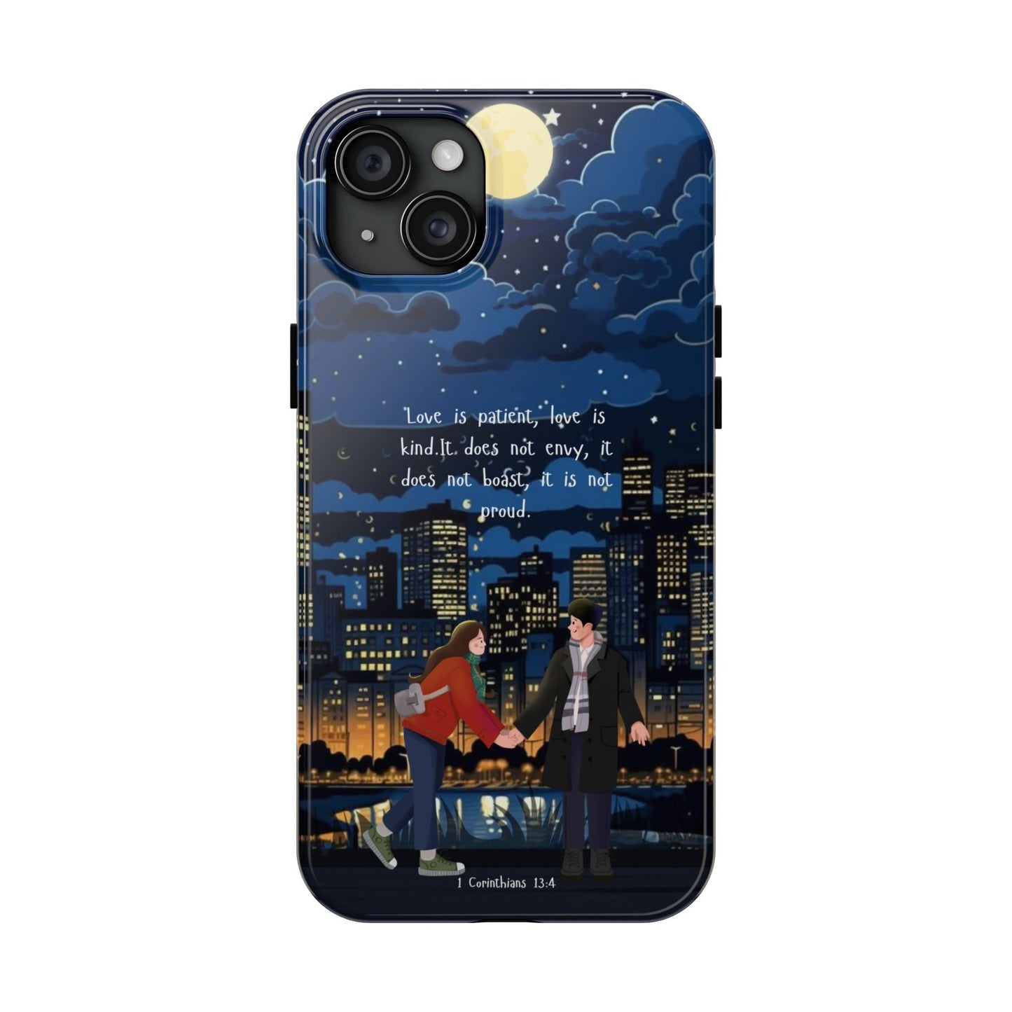 1 Corinthians 13:4 Love Cityscape - iPhone Series Case - BOGO Cases