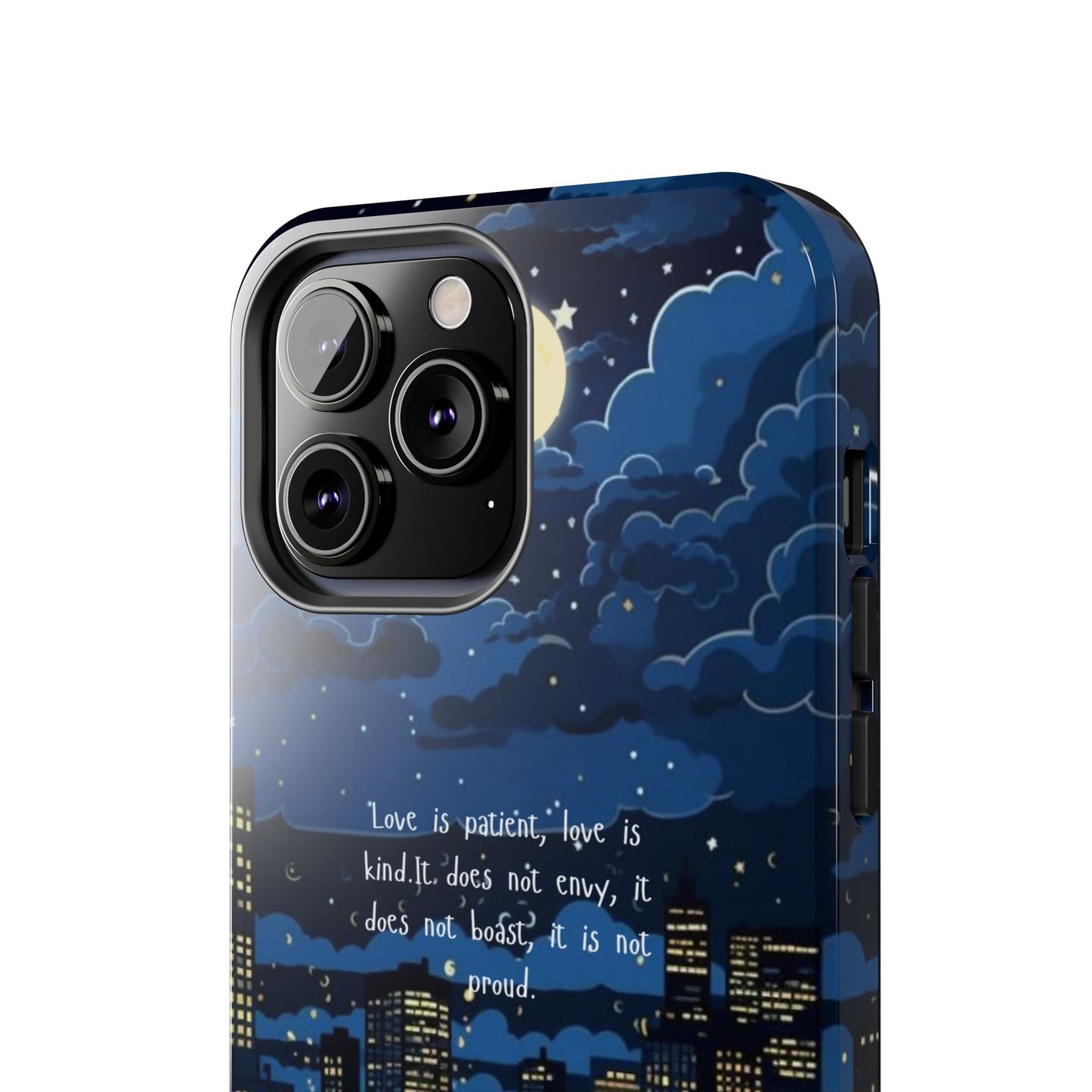 1 Corinthians 13:4 Love Cityscape - iPhone Series Case - BOGO Cases
