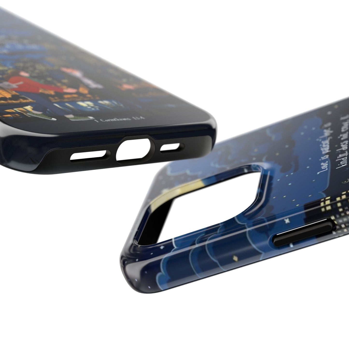 1 Corinthians 13:4 Love Cityscape - iPhone Series Case - BOGO Cases