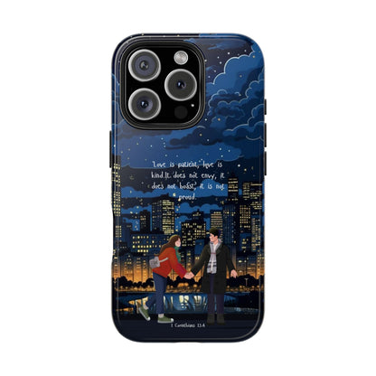 1 Corinthians 13:4 Love Cityscape - iPhone Series Case - BOGO Cases