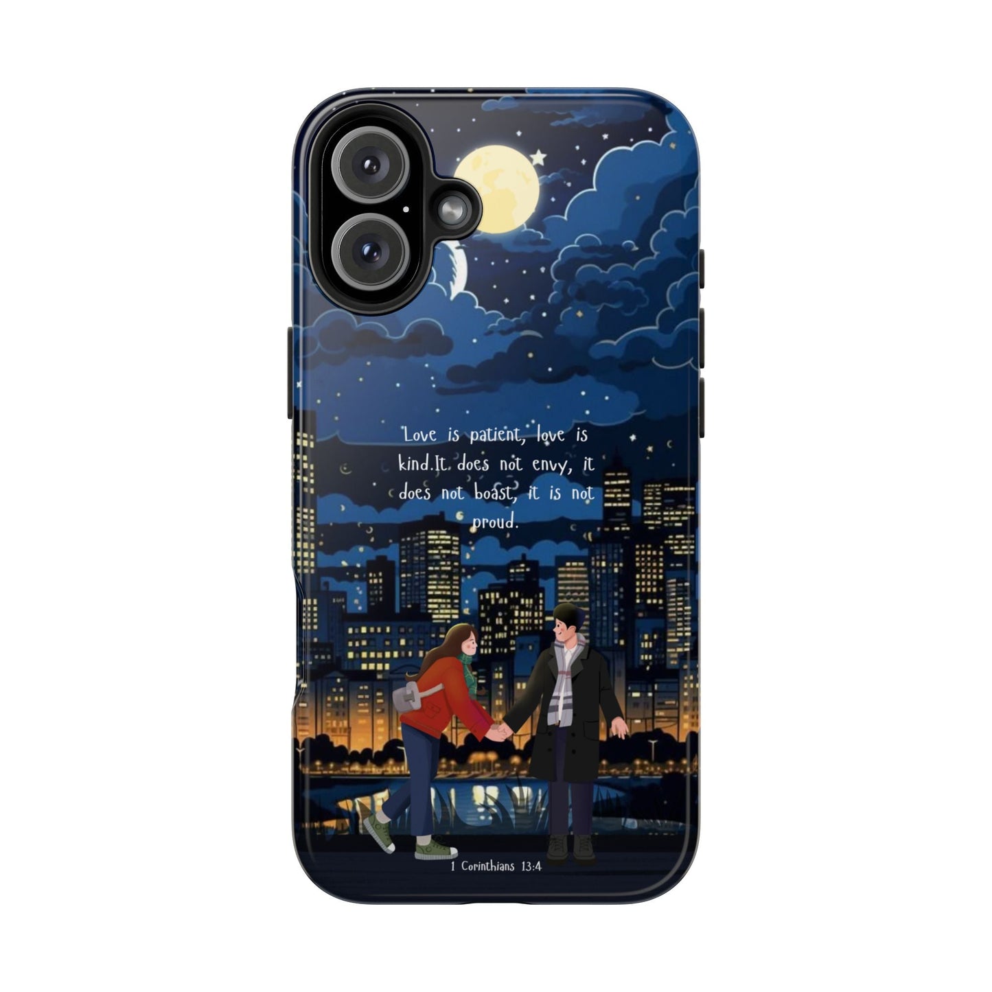 1 Corinthians 13:4 Love Cityscape - iPhone Series Case - BOGO Cases