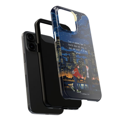 1 Corinthians 13:4 Love Cityscape - iPhone Series Case - BOGO Cases